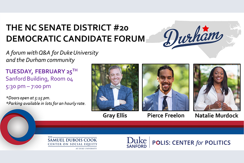 3 candidates for the NC Senate District #20 - candidate forum